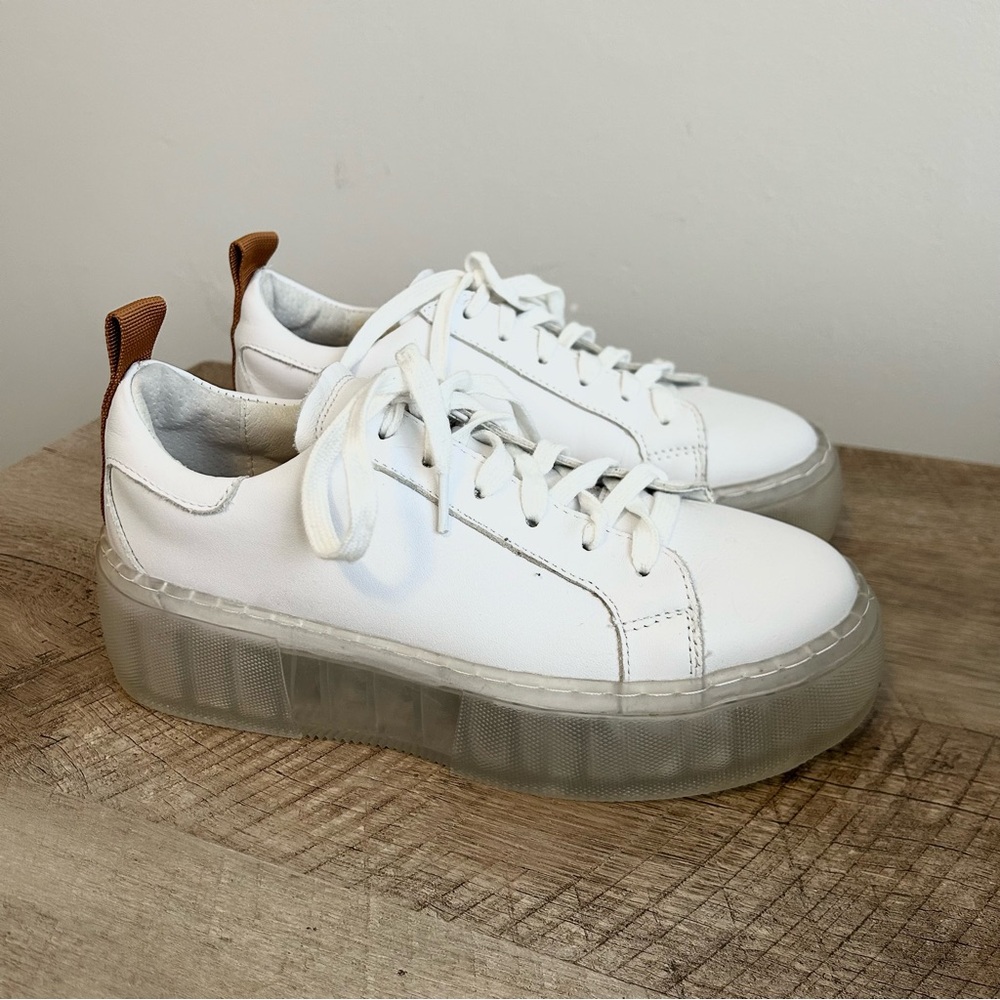42 Gold Platform Sneakers